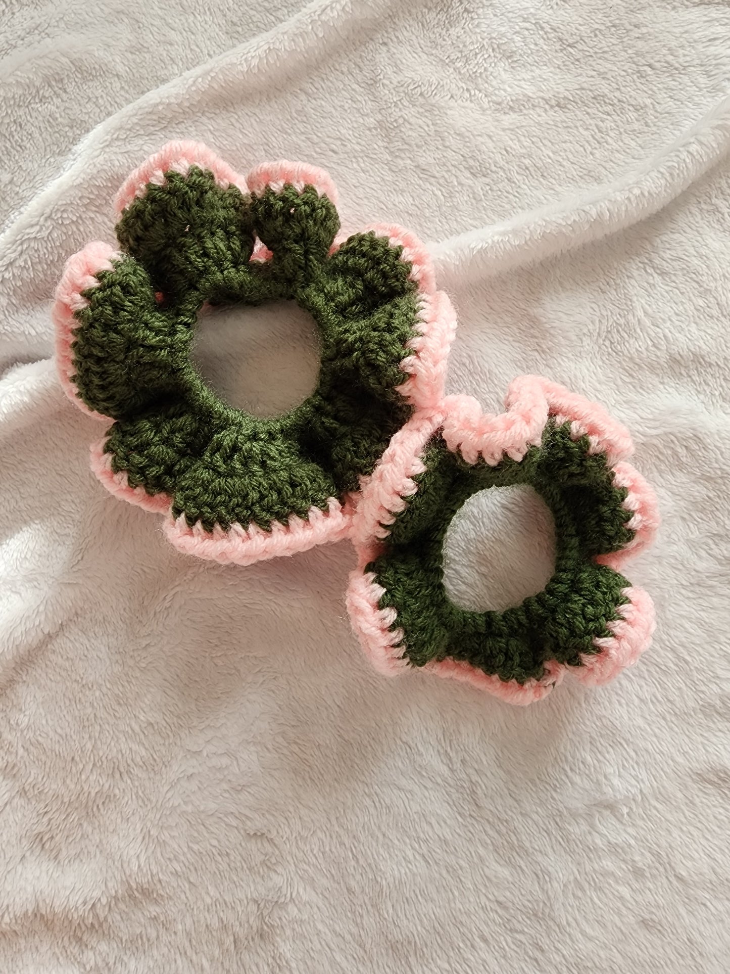 Crochet Hair Scrunchie - Lily