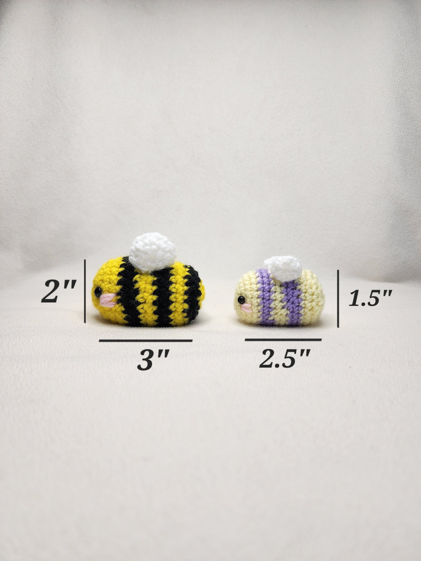 Mini Crochet Bumblebee